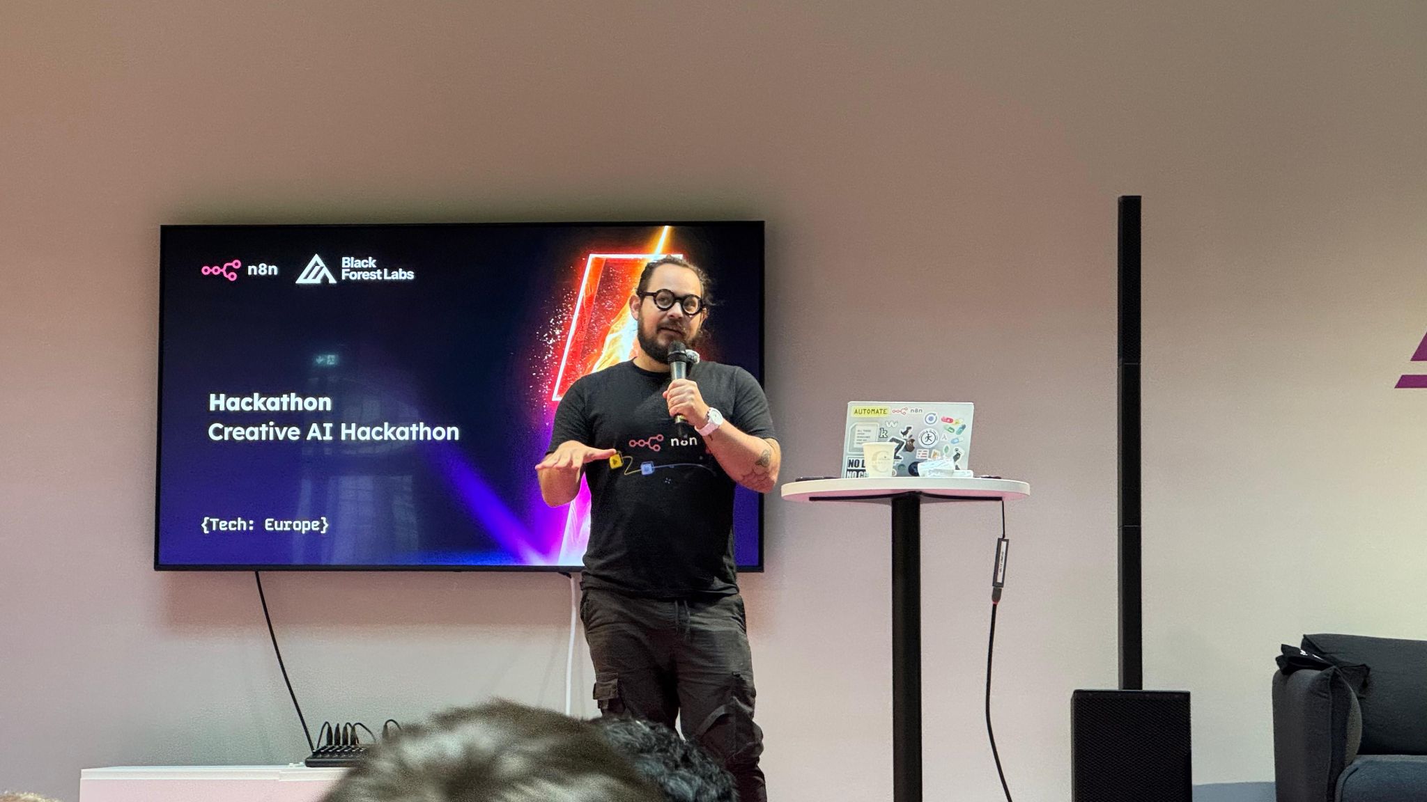 Speaking at AI automation conference