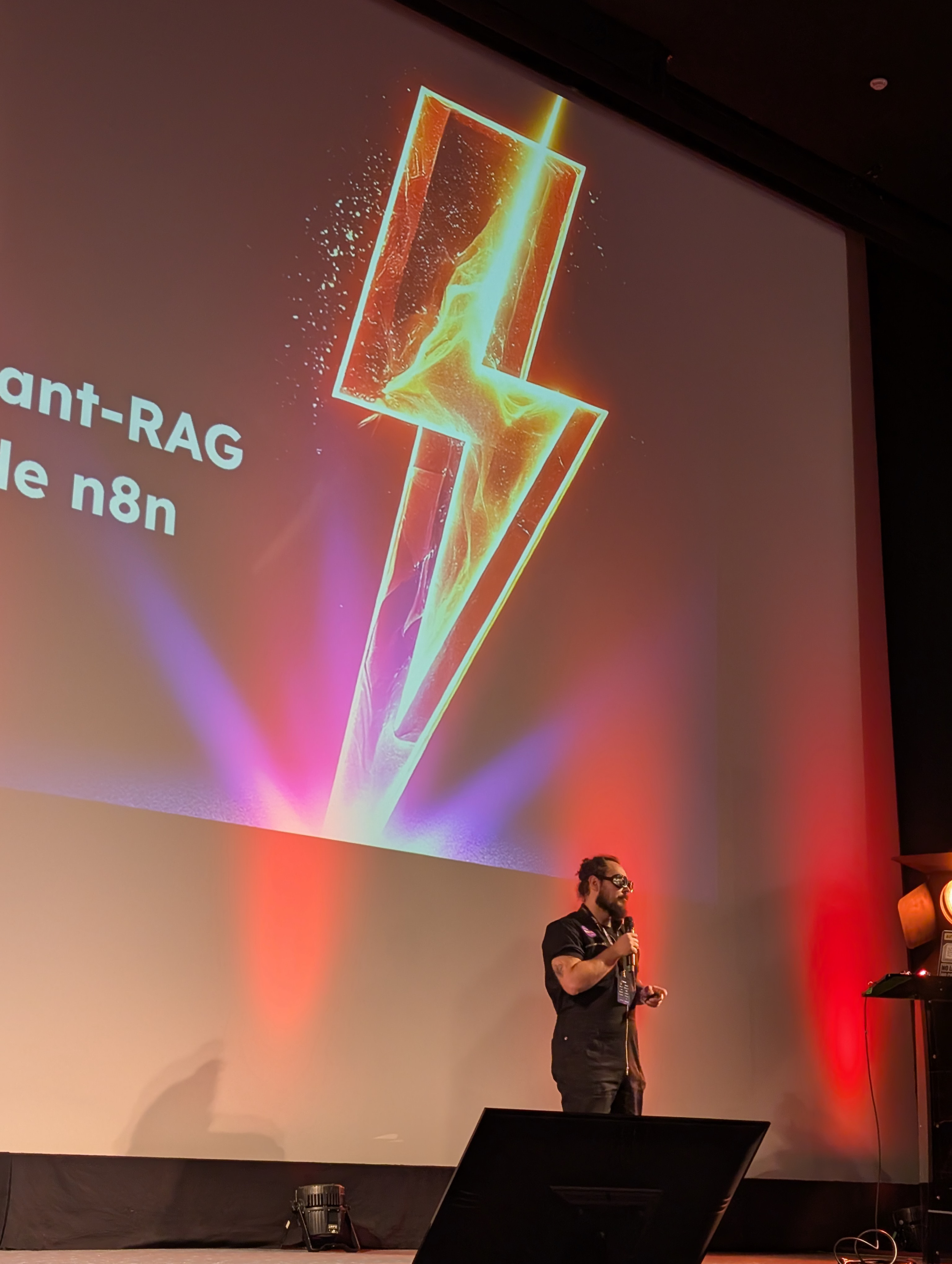 Presenting AI automation on stage